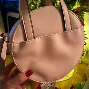 Round Pink Shoulder Bag/Crossbody
